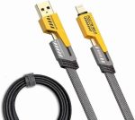 کابل شارژ تبدیل USB به لایتنینگ 4کاره