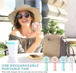 پنکه شارژی قابل حمل Mini handheld fan - Image 3