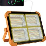 پروژکتور شارژی خورشیدی SOLAR LED LIGHT HG-66