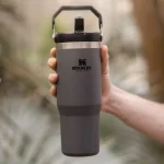 تراول ماگ استنلی نی دار مدل FLIP STRAW TUMBLER گنجایش 887ml - Image 5